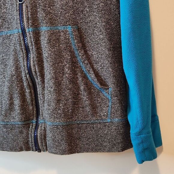 The North Face Full Zip Hooded Fleece Women's Size Small Gray/Blue EUC NICE!! - Picture 8 of 12